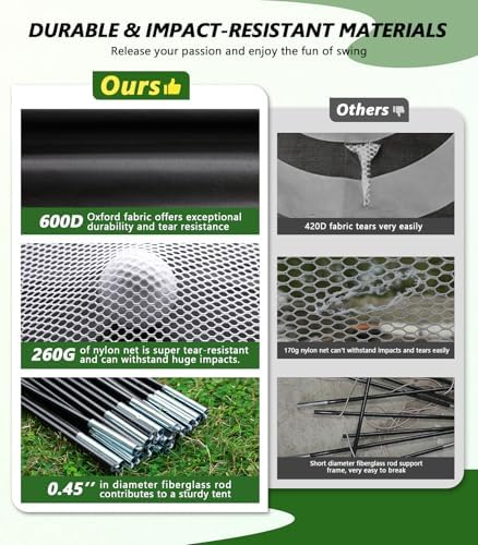 Golf Net, 10 x 7FT Golf Practice Nets - Image 3