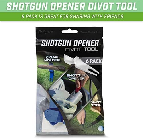 GoSports Golf Beer Shotgun Divot Tool and Cigar Holder - Image 2