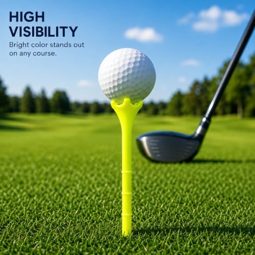 100/150 Pack Professional Plastic Golf Tees 3-1/4", Premium Durable Golf Tee - Image 4