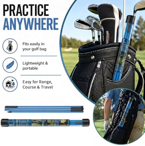 CAITON Golf Alignment Sticks, 48-in Collapsible Rods - Image 4