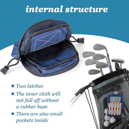 Zipped Golf Ball Accessories Bag - Image 6