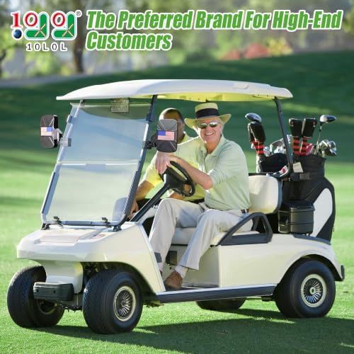 10L0L Golf Cart Mirror, Extra Large Side Rear View Universal - Image 2