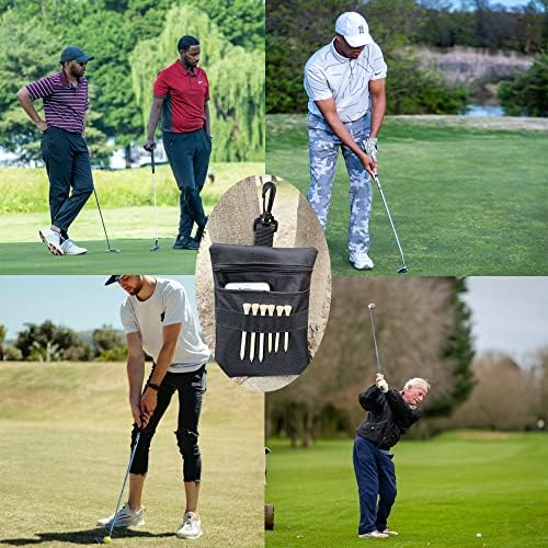 Golf Tee Pouch Bag, Zipper Golf Ball Bag, Accessory Pouch - Image 7