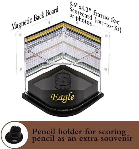 Eagle Golf Ball Display Case, Curved Lid - Image 3