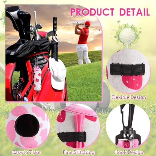 WILLBOND 12 Pcs Golf Ball Pouch, Tee Holder - Image 5