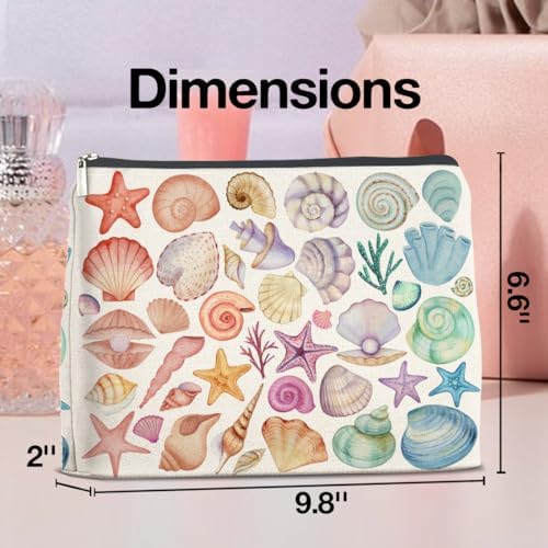 Colorful Ocean Seashell Starfish Makeup Bag Gifts - Image 2