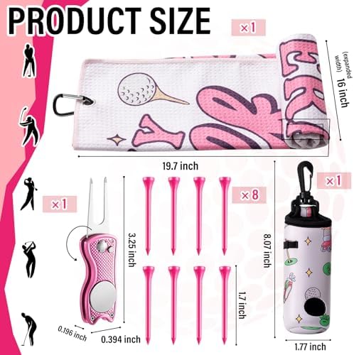Liliful 12 Pcs Golf Accessories Kit Golf Stuff Gifts - Image 2
