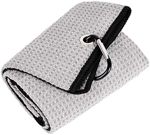 Mile High Life Tri-fold Golf Towel | 16" X 24" | Premium Microfiber Fabric | by MileHighLife