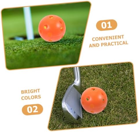 Kisangel Golf Training Balls Durable Hollow Balls - Image 2