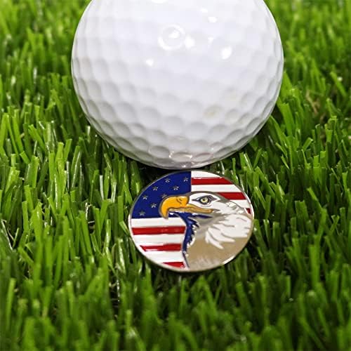 Lot of 10 Golf Ball Markers Assorted Patterns - Image 3
