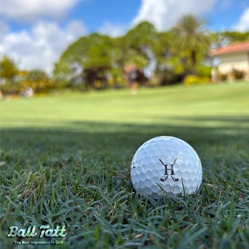 Golf Ball Stamp Personalized Monogram Initial Self-Inking Marker Quick Dry - Image 2