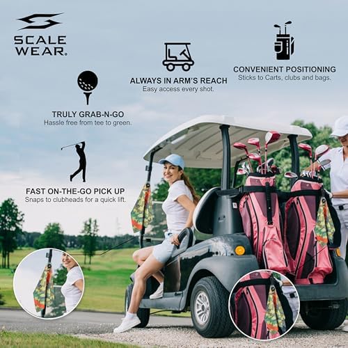 Magnetic Waffle Golf Towel 16x24 - Image 6