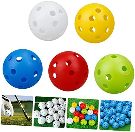 VICASKY 50pcs Plastic Hollow Golfing Training Balls - Image 7