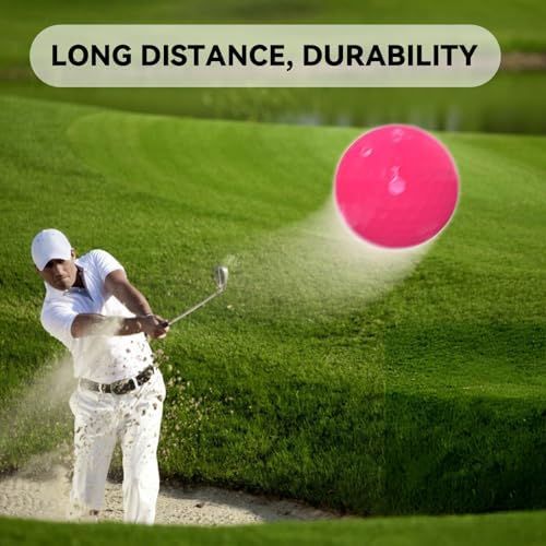 Colored Golf Balls, High Visibility Easy to Find, Blank No Logo - Image 6
