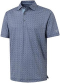 M MAELREG Mens Golf Shirt Short Sleeve Dry Fit Print Moisture Wicking by MAELREG