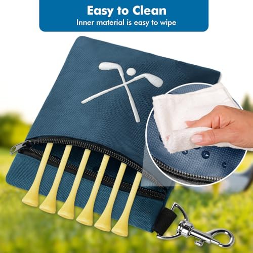 Golf Tee Bag, Waterproof Golf Tee Pouch - Image 5