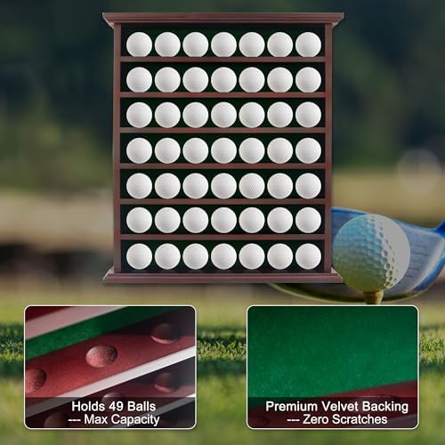 49 Golf Ball Display Case Wall Mounted - Image 3