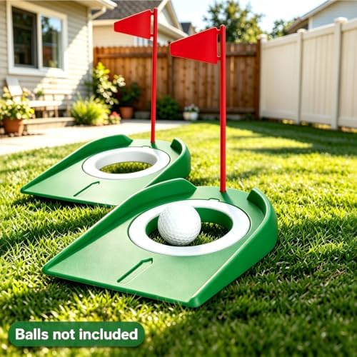 Golf Putting Green Indoor Set, 2 Pack Cup - Image 3