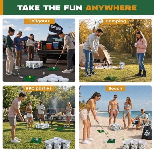 Backyard Golf Chipping Game, Outdoor Party Games - Image 2