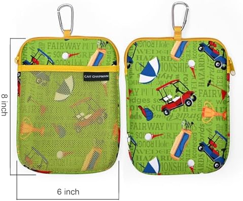 CAIT CHAPMAN HOME COLLECTION Golf Pouch Bag - Image 4