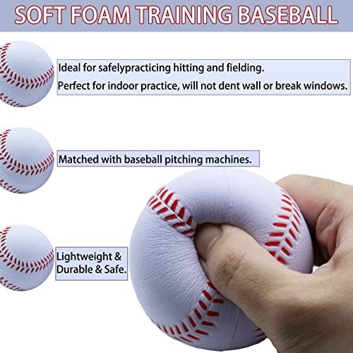 Magicorange Foam Baseballs, 12/24 Ball Pack Practice Training Baseballs - Image 3