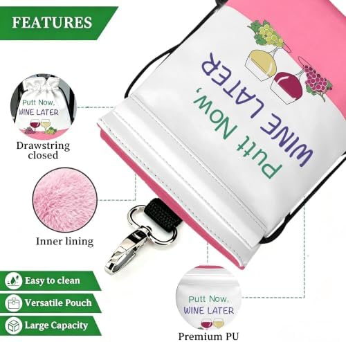 Funny Golf Valuables Pouch, Golf Pouch Bag - Image 4