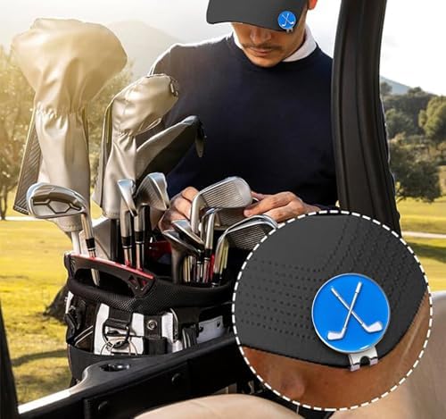 Adhere Golf Ball Markers with Strong Magnetic Hat Clip - Image 5