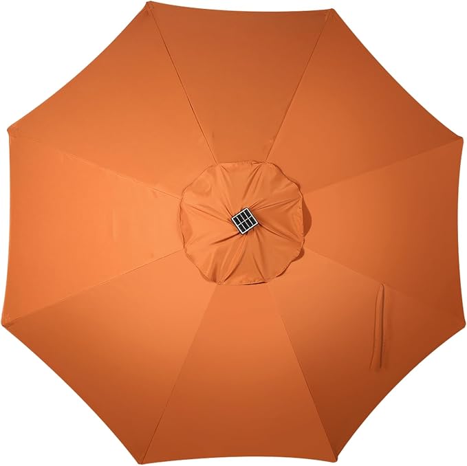 9 ft Solar Umbrella with 32 LED Lights - Image 4
