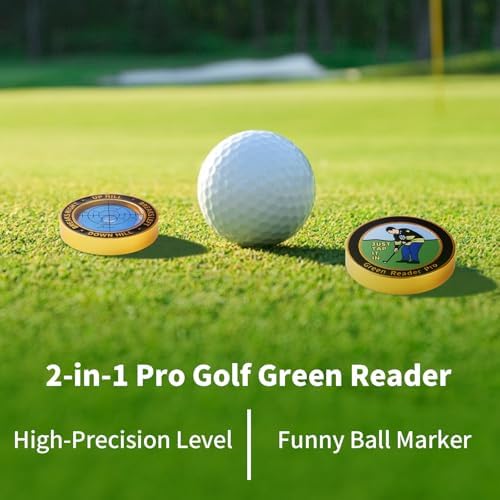 High Precision Golf Green Reader Funny Ball Marker Golf Putt Training Aid - Image 2