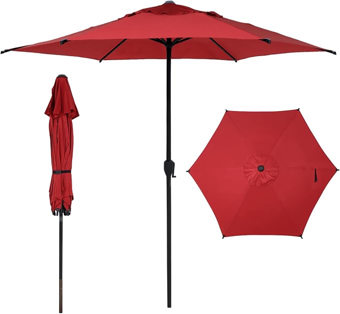 Abba Patio 9FT Lyon Outdoor Patio Umbrella Outdoor Table Umbrella by AbbaPatio