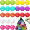 Coopay 24/50/100 Pack Practice Baseball 42mm Mini Plastic Hollow Softballs by Coopay