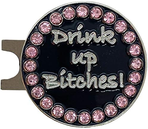 Giggle Golf Happy Hour Bling Golf Ball Marker by GiggleGolf