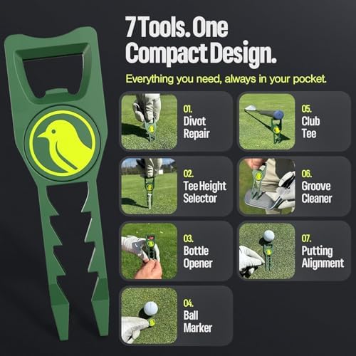 7-in-1 Metal Golf Divot Tool - Image 2