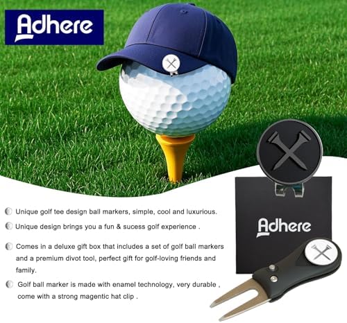 Adhere Golf Ball Markers with Strong Magnetic Hat Clip - Image 5