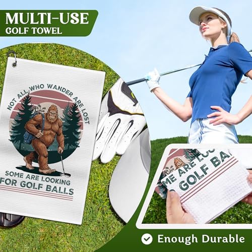 Funny Golf Towel Not All Who Wander are Lost - Image 4