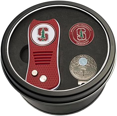 Team Golf NCAA Gift Set Switchblade Divot Tool, Cap Clip, & 2 Double-Sided by TeamGolf