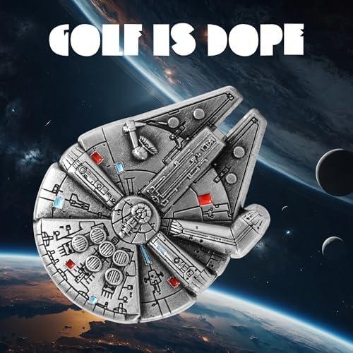 ZEETY Spaceship Golf Ball Marker, Funny Golf Accessories, Golf Gifts - Image 6