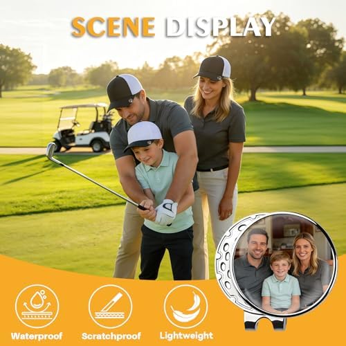 Custom Golf Ball Marker, Personalized 1" Golf Ball Markers - Image 6