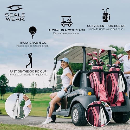 Magnetic Waffle Golf Towel 16x24 - Image 7