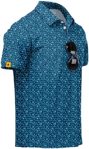 ZITY Mens Golf Polo Shirts Short Sleeve UPF 50+ Moisture Wicking Tshirt by ZITY