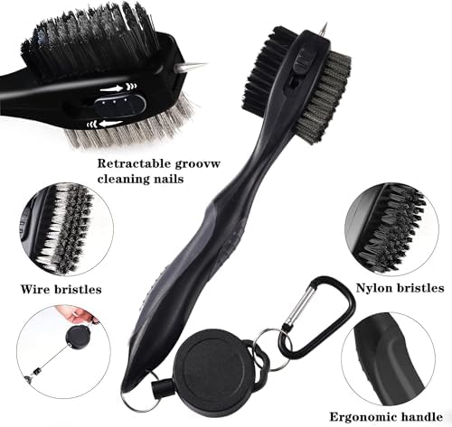 Golf Club Brushes, Golf Cleaning Tool, - Image 3