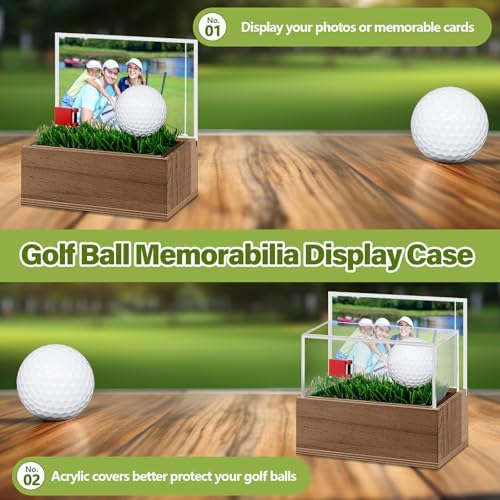 DoubleFill Acrylic Golf Ball Memorabilia Display Case - Image 5