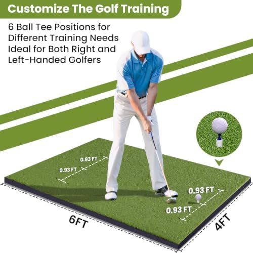 Golf Hitting Mat 5x4ft & 6x4ft, XL 26mm Professional Golf Practice Mat - Image 5