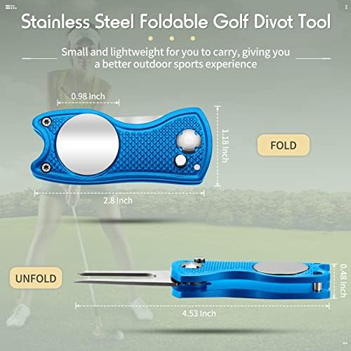 Skylety 4 Pcs Golf Divot Repair Tool Foldable - Image 2