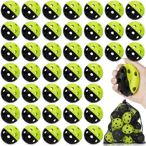 Coopay 20/40 Pack Practice Baseball Softball Plastic Training Balls Lightweight by Coopay