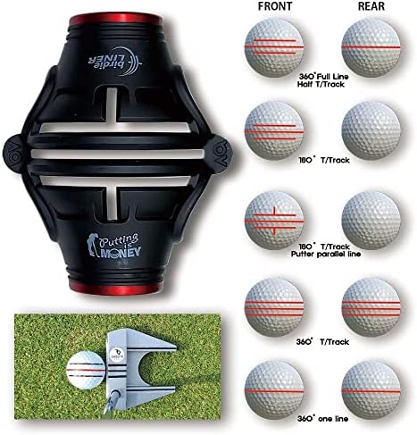 BIRDIE79 360-Degree Golf Ball Marker Alignment Tool Kit, 3 Pens, Gift Box - Image 4