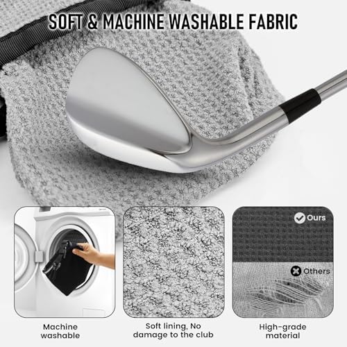 Waterproof Golf Club Cleaner Bag and Golf Ball Washer - Image 3