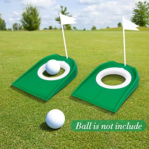 Golf Putting Cup with Flag Practice Training Aids Plastic Golf Putting Hole - Image 3