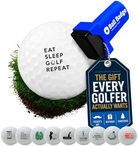Ball Badge Golf Ball Stamp, Golf Series Self-Inking Ball Marker by AlibiGolf