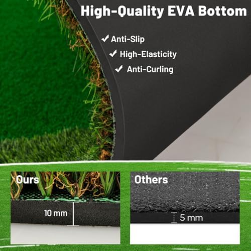 Tangkula 10 FT Golf Putting Green, Large Professional Golf Training Mat - Image 3